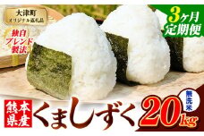 【3ヶ月定期便】無洗米 熊本県産 ブレンド米 くましずく 20kg 熊本県産 ふるさと納税 無洗米 精米 米 こめ ふるさとのうぜい コメ お米 おこめ《申込み翌月から発送》
