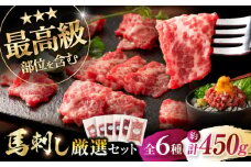 「熊本特産」馬刺し専門店厳選の6種セット 3893 / 肉 馬肉 ネギトロ 馬刺し 大トロ 赤身 ヒレ たれ付き おつまみ 晩酌 特産品 熊本県 菊陽町【株式会社フジチク】 [BHAD022]