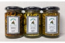 ハラペーニョ ピクルス3種セット 合計420g / はらぺーにょ 醤油漬け ピクルス クラッシュ ハラペーニョ 調味料 熊本 菊陽町【こびらオリーブ園】 [BHBL010]