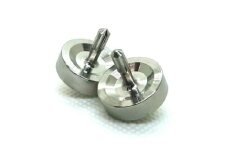 ミニコマ 2個1セット / コマ 玩具 超精密加工技術 文字刻印 駒 金属 職人 遊び心 熊本 菊陽町【ナカヤマ精密株式会社】 [BHBI006]