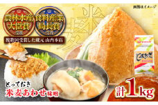 とっておき米麦あわせ味噌 1kg 味噌 みそ ミソ 調味料 合わせ味噌 菊陽町 熊本県【株式会社山内本店】 [BHAE002]