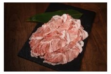 【香心ポーク】焼肉用厚切り、しゃぶしゃぶ用薄切りのセット(計約1.3kg)【有限会社コーシン】 [BHAH008]