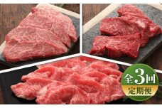 【全3回定期便】【数量限定】【GI認証】くまもとあか牛 食べ比べE / 菊陽町 あかうし 熊本県 肉 にく niku ブランド 旨み 【有限会社 三協畜産】 [BHAS030]