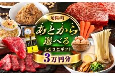 【あとから選べる】菊陽町ふるさとギフト 3万円分 [BHZY002]