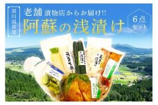 【黒川温泉発】阿蘇の浅漬け 6点セット  浅漬け 6点 セット 大根 きゅうり 茄子 ナス 長芋 キャベツ 白菜キムチ 漬物 キムチ 詰め合わせ 野菜 お取り寄せ ギフト 贈答用 黒川温泉 九州 熊本 阿蘇 南小国町 送料無料