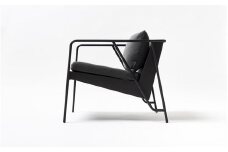 【FIL】ラウンジチェア -スミ リミテッド- MASS Series Lounge Chair -SUMI LIMITED-　小国杉 イージーチェア ローチェア 椅子 チェア 背もたれ 肘掛 クッション インテリア 家具 木製 無垢材 天然木 炭 黒 受注生産 おしゃれ リビング ダイニング ギフト 熊本 阿蘇 南小国町 送料無料