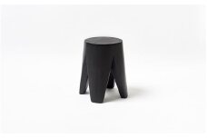 【FIL】4レッグスツール -スミ リミテッド- MASS Series 4leg Stool -SUMI LIMITED- 　小国杉 スツール チェアー チェア ローチェア 丸椅子 椅子 インテリア 家具 木製 無垢材 炭 黒 受注生産 おしゃれ リビング ダイニング 熊本 阿蘇 南小国町 送料無料