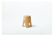 【FIL】4レッグスツール MASS Series 4leg Stool　小国杉 スツール チェアー チェア ローチェア 丸椅子 椅子 インテリア 家具 木製 無垢材 受注生産 おしゃれ リビング ダイニング 熊本 阿蘇 南小国町 送料無料