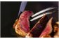 ステーキや焼肉などシンプルにさっと炙って、塩こしょう、醤油とわさびのみでもお楽しみいただけます。※写真はイメージです