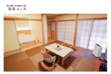 【旅館ふくみ】熊本 阿蘇 小国町 歴史ある名湯 ノスタルジックな景観 杖立温泉 リニューアル 100%源泉掛け流し 1泊 2食 贈答 プレゼント 旅館ふくみ 肥後スイート 露天風呂付 和洋室利用 ペア宿泊券