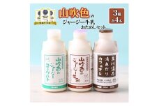 【山のいぶき】山吹色のジャージー牛乳 乳脂肪分 5％以上 低温殺菌 素材の味 詰め合わせ お試しセット 飲むヨーグルト 牛乳 200ml カフェオレ ギフト 贈答 セット FOODEX JAPAN ご当地牛乳グランプリ 最高金賞 熊本 阿蘇 小国郷 山吹色のジャージー牛乳 金賞 味の評価審査賞 購買意欲審査賞 味覚賞