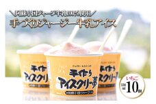 【ヒルトンビック】地元で愛され続けて30年以上！阿蘇小国ジャージー牛乳100%使用 ジェラトヒルトンの手作りアイスクリー夢（いちご×10個）