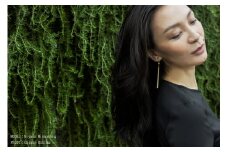 【KALCANO】イヤリング ジュエリー jewelry アクセサリー レディース 熊本 阿蘇小国杉 小国杉 工芸品 木製 樹脂パーツ 淡水パール ニッケルフリー素材使用 金属アレルギー対応 ギフト プレゼント ジュエリーケース付 Ogunist ichi-いち