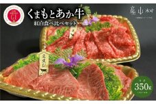くまもとあか牛紅白食べ比べセット《60日以内に出荷予定(土日祝除く)》