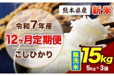 【12ヶ月定期便】令和7年産 定期便 こしひかり 15kg 新米 無洗米 阿蘇 うぶやま 米 定期便 熊本県産 ふるさと納税 精米 ひの 米 こめ ふるさとのうぜい コシヒカリ コメ お米 おこめ《申込み翌月から出荷》