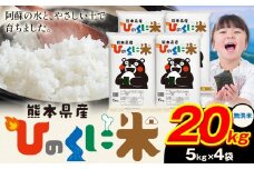 無洗米 ひのくに米 20kg 《9月下旬-11月上旬頃出荷》 食品 米 こめ コメ 熊本県産 ふるさと納税 お米 おこめ 熊本