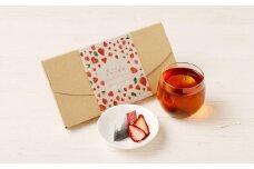 浮かべるイチゴ紅茶 2箱セット ( 紅茶 約1.5g 苺スライス 約3g ) 合計8セット