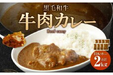 黒毛和牛 牛肉カレー (250g×8パック) 計2kg