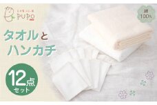タオルとハンカチ 12点 セット