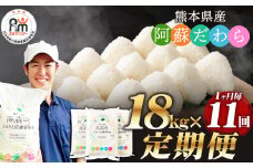 【1ヶ月毎11回定期便】阿蘇だわら 18kg（6kg×3袋）