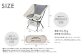 【MW-TAKAMORI OUTDOOR BRAND-】アウトドアチェア【グレー】
