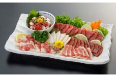 C20R 桜屋 馬刺し 6種 約420g 馬刺 馬肉 赤身 タテガミ ハツ サガリ フタエゴ ユッケ セット 詰め合わせ