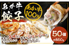 阿蘇西原村産あか牛餃子 50個 合計850g 餃子 ギョウザ おかず 惣菜 牛肉 肉 お肉