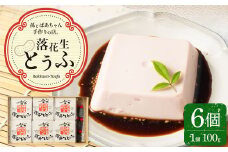 ＜地元ブランド＞ 国産 落花生とうふ 詰合せ 6個入り