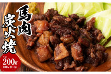馬肉炭火焼き 2個 セット 100g×2個