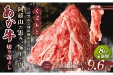 【 8回 定期便 】くまもと あか牛 切り落とし 1.2kg×8回 計9.6kg 肉 牛肉 和牛 ブランド牛 あか牛 赤牛 赤身 切落し 冷凍