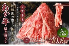 【 9回 定期便 】くまもと あか牛 切り落とし 1.2kg×9回 計10.8kg 肉 牛肉 和牛 ブランド牛 あか牛 赤牛 赤身 切落し 冷凍