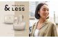 【＆Less】ワイヤレスイヤホン グレー カナル型 Bluetooth Ver.5.3 【日本製】