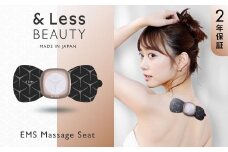  【&Less BEAUTY】 小型EMS付きマッサージシート 【2年保証】 日本製 ／ EMS 軽量 コンパクト 健康 家電 美容 ヘルスケア マッサージパッド ワイヤレス マッサージ マッサージャー マッサージ器