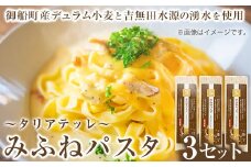 みふねパスタ 180g×3セット 福永幸山堂《60日以内に出荷予定(土日祝除く)》熊本県 御船町 福永幸山堂 パスタ タリアテッレ 送料無料