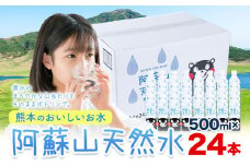 水 熊本 の おいしい お水 阿蘇山 天然水 500ml × 24本 1ケース  丸富産業《30日以内に出荷予定(土日祝除く)》熊本県 御船町 水 天然水 みず 熊本 飲料 熊本県 ミネラルウォーター