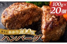 FKK19-268 あか牛100％ハンバーグ（100g×20個）