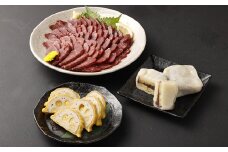 熊本 特産品 グルメ セット 馬刺し (300g)・ からし蓮根 ・ いきなり団子