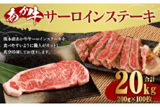 熊本産 あか牛 サーロインステーキ 約20kg （200g×100枚）