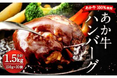 熊本県産 GI認証取得 あか牛 ハンバーグ 合計1.5kg 惣菜 おかず