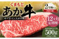 【12ヶ月定期便】くまもとあか牛サーロイン500g（250g×2枚）