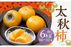 太秋柿 約6kg（16～32玉）柿 カキ 果物【2025年10月上旬～11月上旬発送予定】