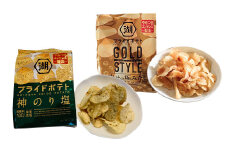 湖池屋 GOLD STYLE 幸せの極みだし ＆ 神のり塩 2種 24袋 セット （1袋 55g ×各12袋） ポテトチップス 国産じゃがいも