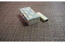雅印（青田石）3分（7～10ｍｍ）箱入り　2文字まで - 天然素材 お好きな文字 落款印 雅号 ケース付 選べる 朱文 白文 熊本県 甲佐町