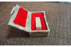 雅印（青田石）5分（13～15ｍｍ）箱入り　3文字まで - 天然素材 お好きな文字 落款印 雅号 ケース付 選べる 朱文 白文 熊本県 甲佐町