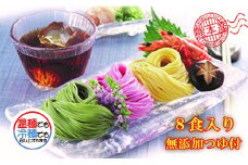 潤生「そうめん彩り」セット8食入り