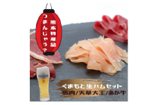 くまもと生ハムセット - 馬肉 牛肉 鶏肉 馬肉生ハム あか牛生ハム 天草大王生ハム 詰め合わせセット おやつ おつまみ 珍味 おすすめ 熊本県 甲佐町