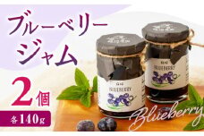【8月より順次発送】ブルーベリージャム 140g×2個 ブルーベリー ジャム トースト 熊本 山都【興梠農園】[YBQ009] 