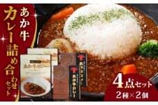 熊本県産 あか牛 カレー詰め合わせセット 熊本 赤牛 褐牛 あかうし 褐毛和種 肥後 冷凍 国産 牛肉【有限会社 三協畜産】[YCG046] 