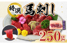 【特選】熊本県産 馬刺し 計250g ( 上赤身 100g 霜降り 100g 紐刺し コウネ 50g ) 専用醤油付き 熊本 国産 冷凍 馬肉 馬刺 ヘルシー【くまふる山都町】[YDH007] 