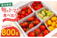 【期間限定】熊本県産 減農薬栽培 トマト ミディトマト 詰め合わせ 800g 食べ比べ ギフトセット ミニトマト 産地直送 ミニトマト【矢仁田農園】[YDE002] 